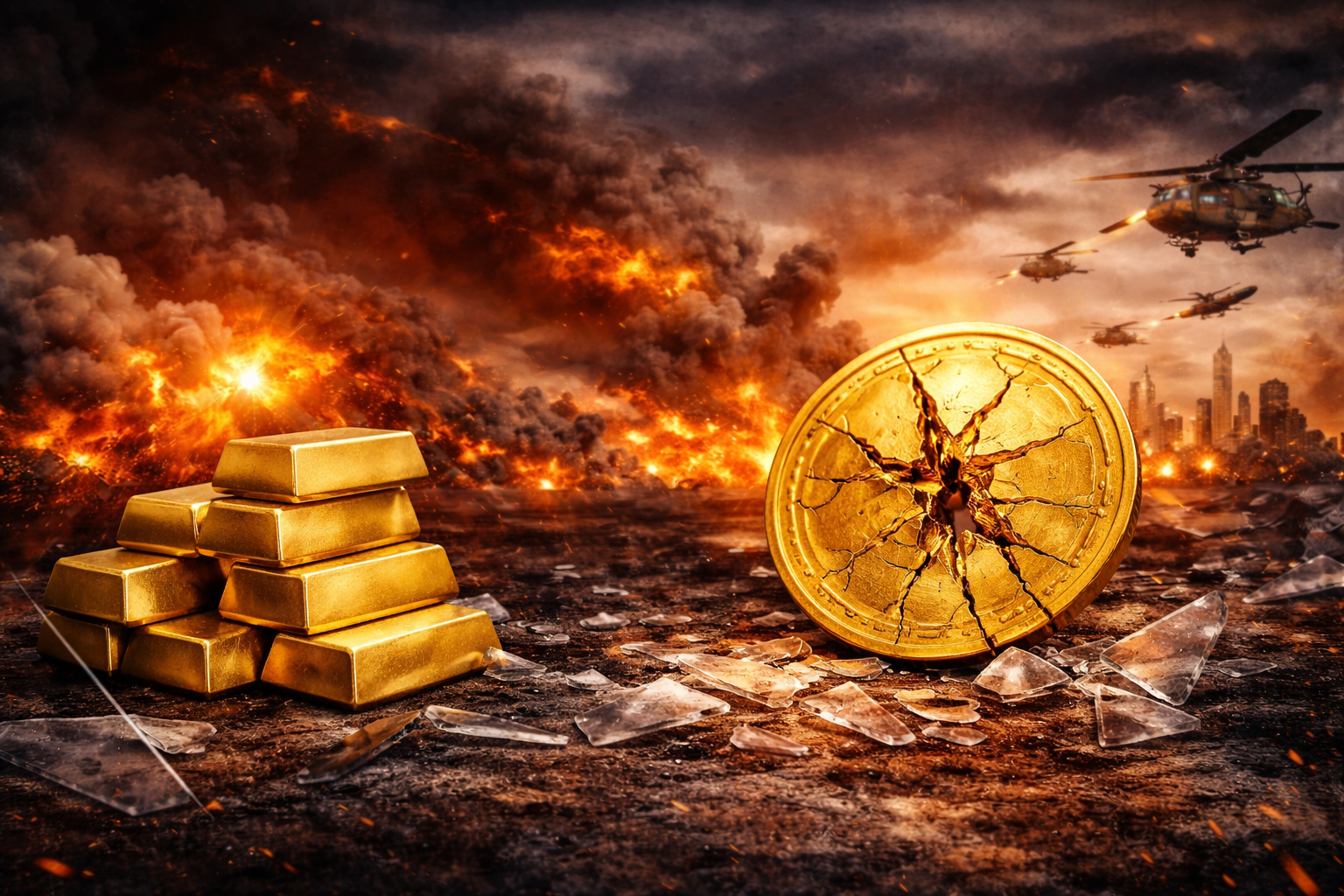 Конец золотой эры? Худшее падение с 1983 года обрушило цену ниже $4,100